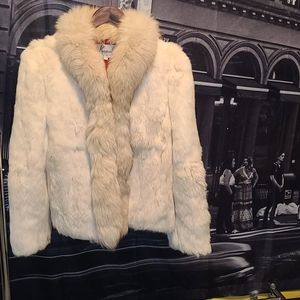 100% Natural Fur women's coat